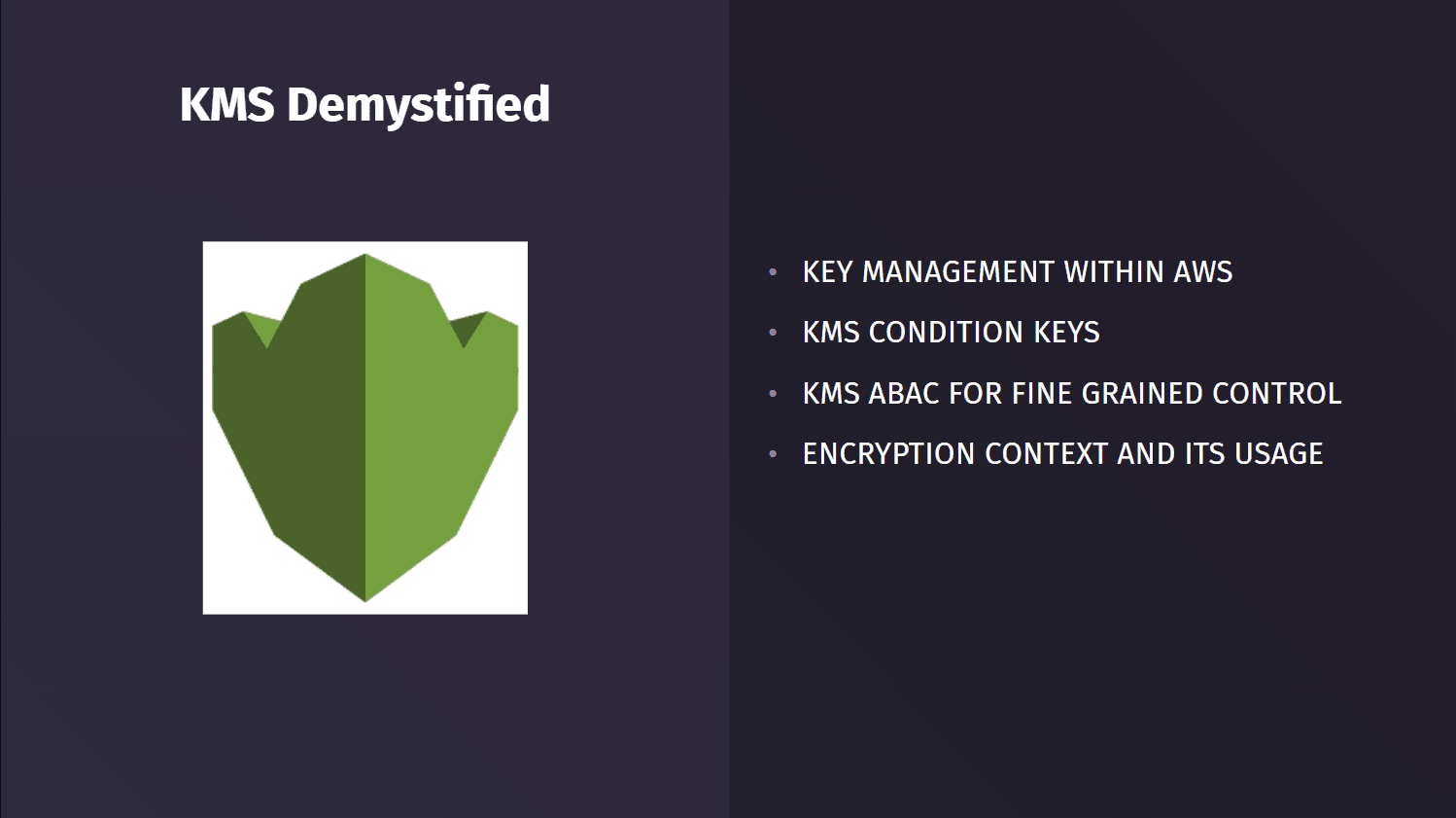 KMS Demystified